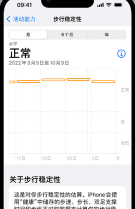 莲池iPhone手机维修如何在iPhone开启'步行稳定性通知'