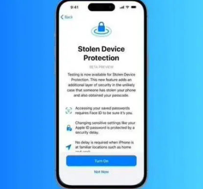 莲池苹果授权维修店分享被盗设备保护功能开启方法 