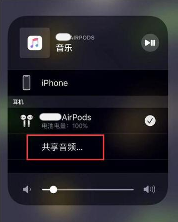 莲池苹果14音频维修点分享iPhone14音频共享设置方法 