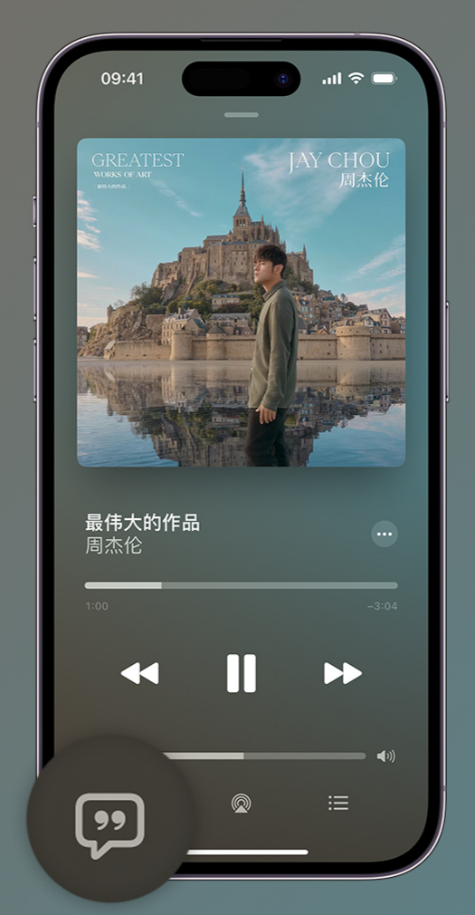 莲池iphone维修分享如何在iPhone上使用Apple Music全新唱歌功能 