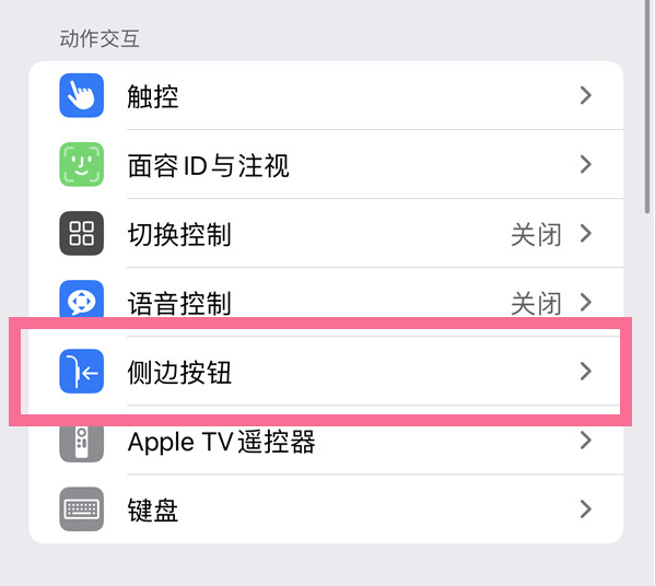 莲池苹果14维修店分享iPhone14 Plus侧键双击下载功能关闭方法 