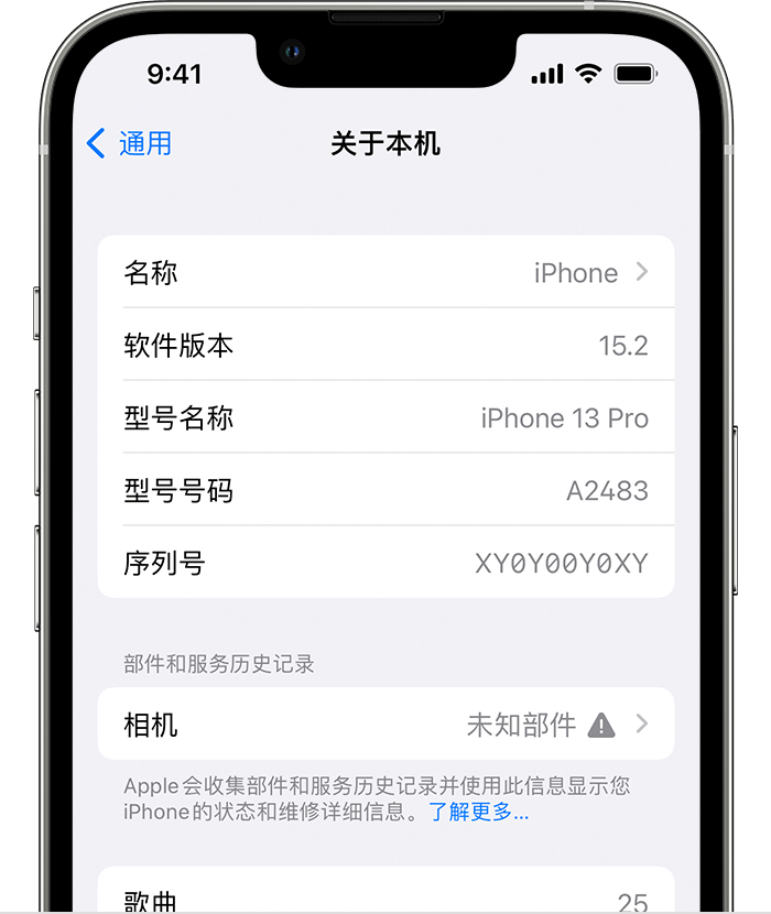 莲池苹果维修分享iPhone 出现提示相机“未知部件”是什么原因？ 