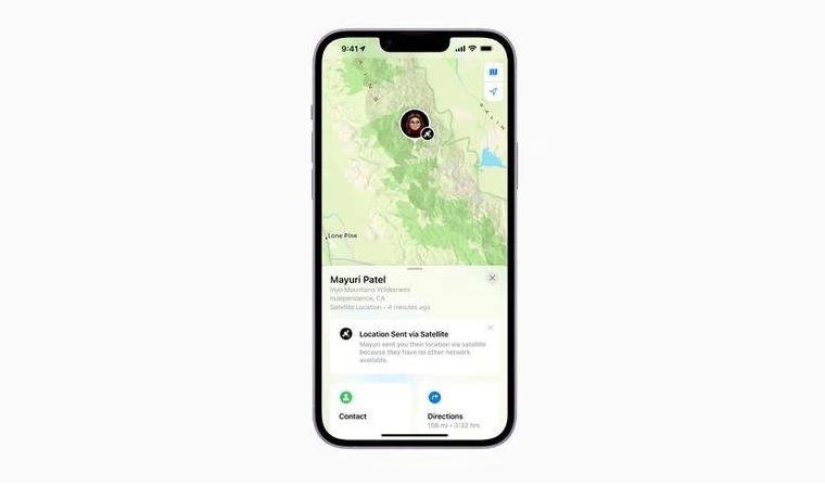 莲池苹果14维修分享iPhone14系列中 FindMy功能通过卫星分享位置方法教程 