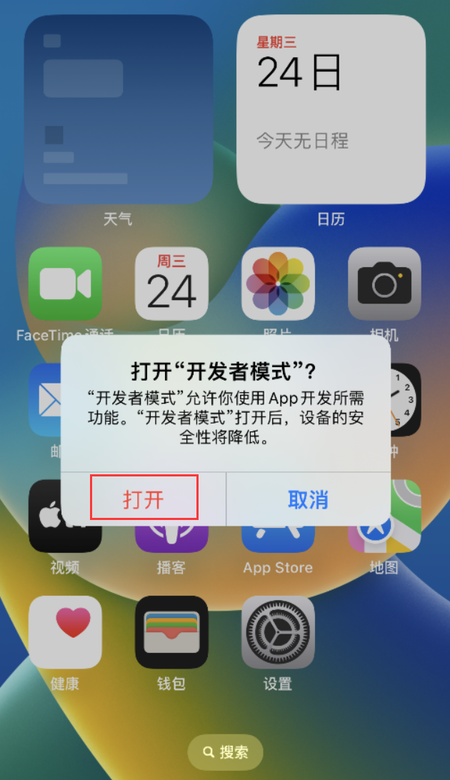 莲池苹果手机维修分享如何打开开发者模式 