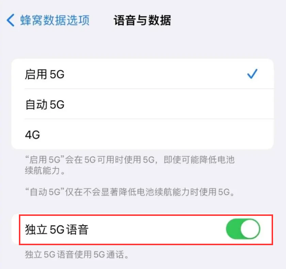 莲池苹果14维修分享iPhone 14 Pro如何开启VoNR 