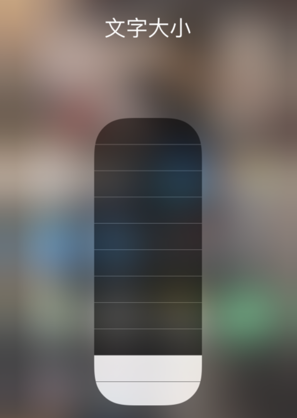 莲池苹果手机维修分享小技巧：在 iPhone 控制中心快速调节字体大小 