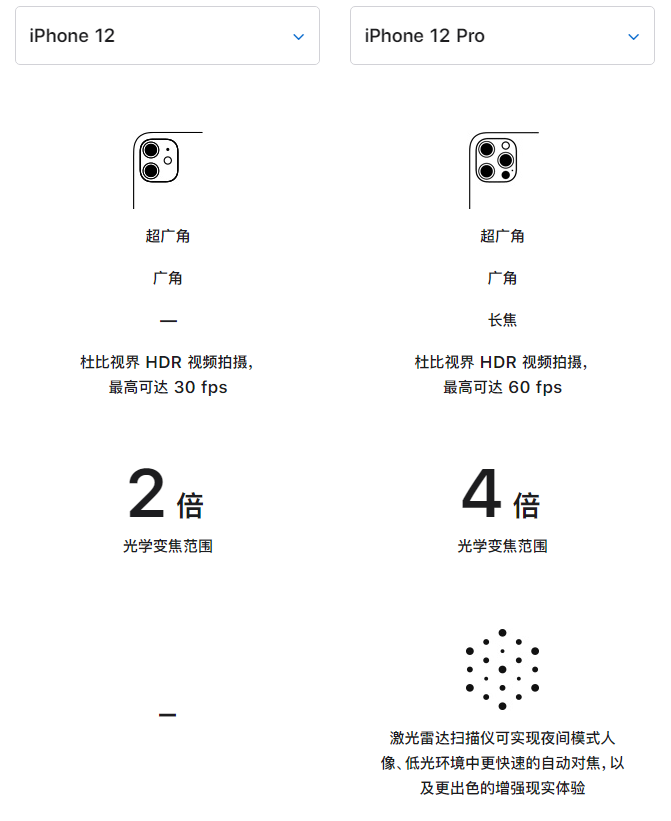 莲池苹果手机维修分享苹果 iPhone 12 与 iPhone 12 Pro 选哪款 